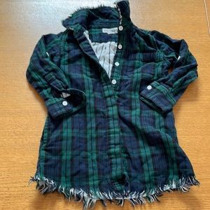 DL1961 plaid cotton shirt with pockets